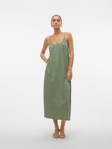 Vero Moda VMLUNA Long dress -Hedge Green - 10286077