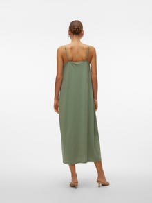 Vero Moda VMLUNA Długa sukienka -Hedge Green - 10286077