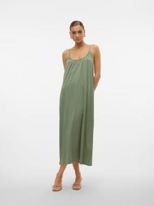 Vero Moda VMLUNA Długa sukienka -Hedge Green - 10286077