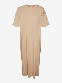 Vero Moda VMMOLLY Lang kjole -Irish Cream - 10286081