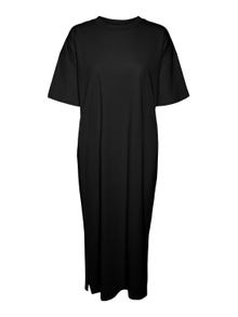 Vero Moda VMMOLLY Long dress -Black - 10286081