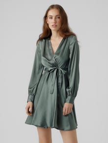 Vero Moda VMDIANA Short dress -Duck Green - 10286161
