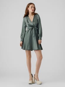 Vero Moda VMDIANA Short dress -Duck Green - 10286161