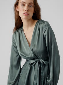 Vero Moda VMDIANA Short dress -Duck Green - 10286161
