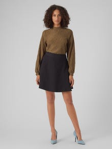 Vero Moda VMLEXI High waist Short skirt -Black - 10286168