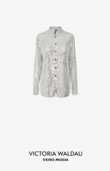 Vero Moda VMVICTORIA Overhemd -Silver - 10286190