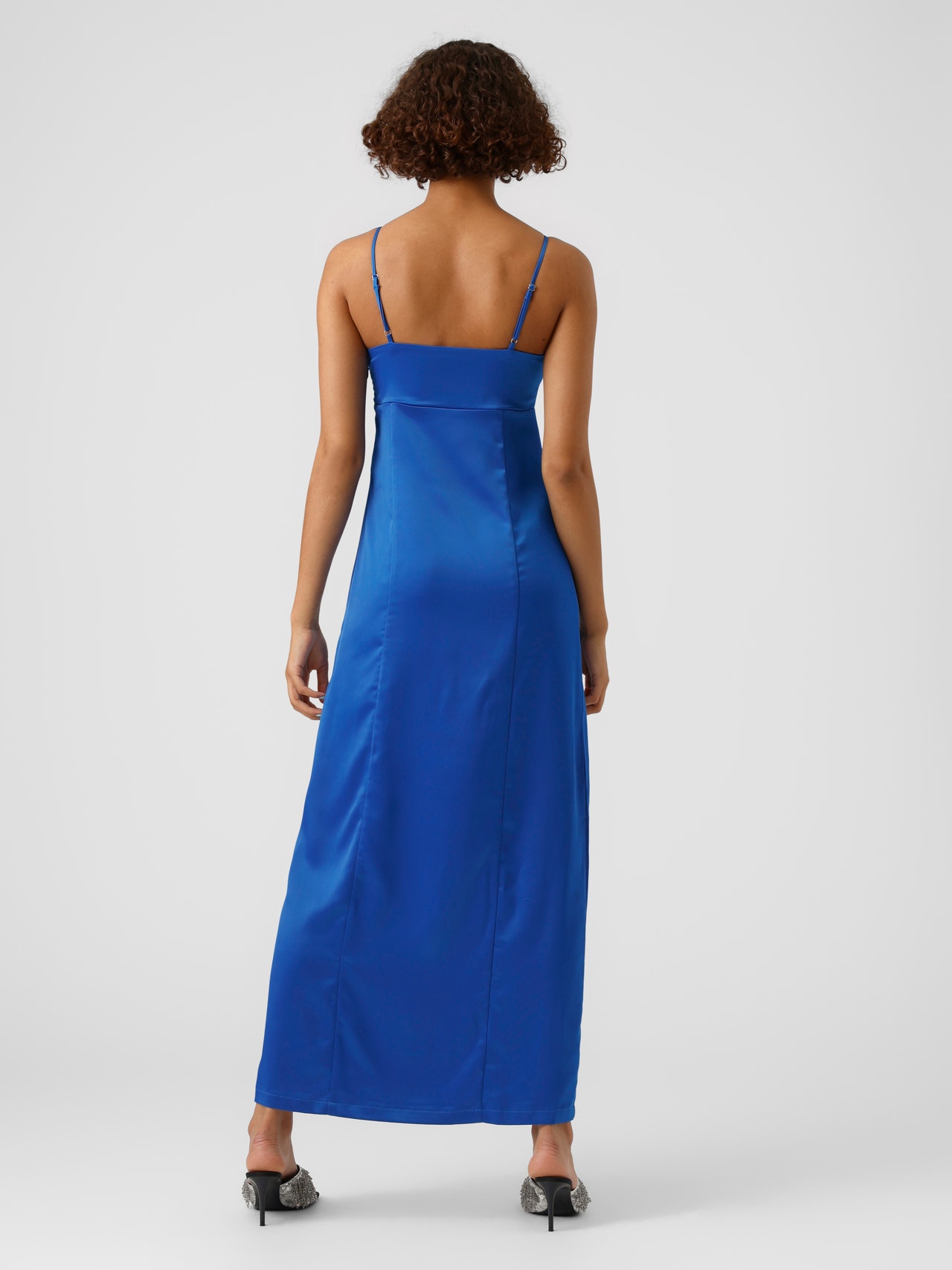 sur rulletrappe Fortov Slim fit V-hals Justerbare stropper Lang kjole med 50% rabat! | Vero Moda®
