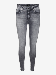 Vero Moda VMEMBRACE Mid rise Skinny fit Jeans -Medium Grey Denim - 10286263