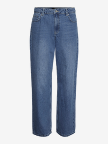 Vero Moda VMEVELYN Low rise Loose fit Jeans -Medium Blue Denim - 10286279