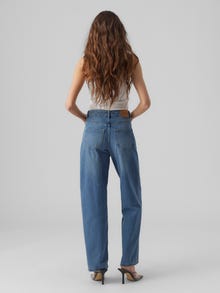 Vero Moda VMEVELYN Lav talje Loose fit Jeans -Medium Blue Denim - 10286279
