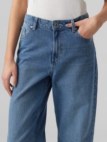 Vero Moda VMEVELYN Low rise Loose fit Jeans -Medium Blue Denim - 10286279