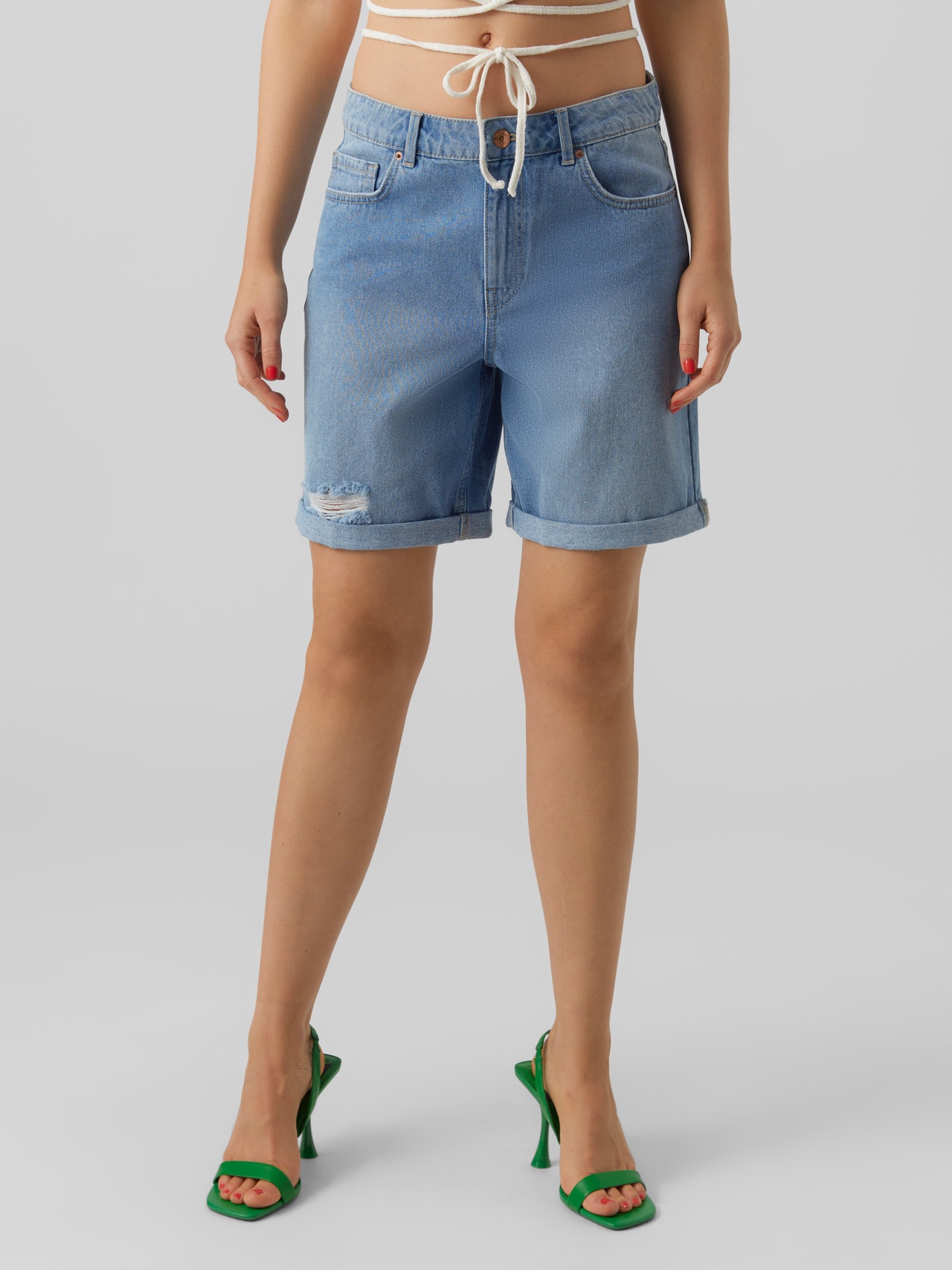 Vero Moda VMKARLIE Shorts -Light Blue Denim - 10286373