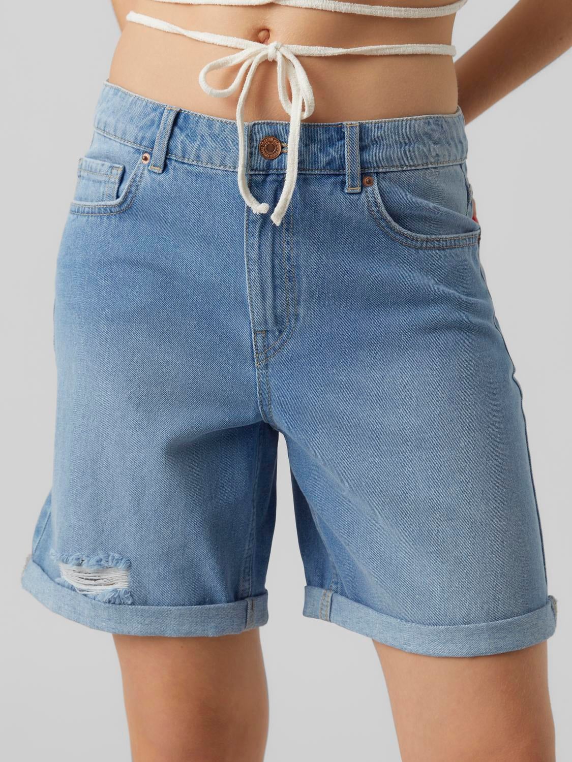 5-pocket shorts | Light Blue | Vero Moda®