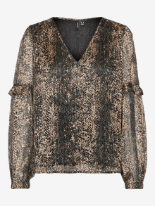 Vero Moda VMNALA Top -Silver Mink - 10286445