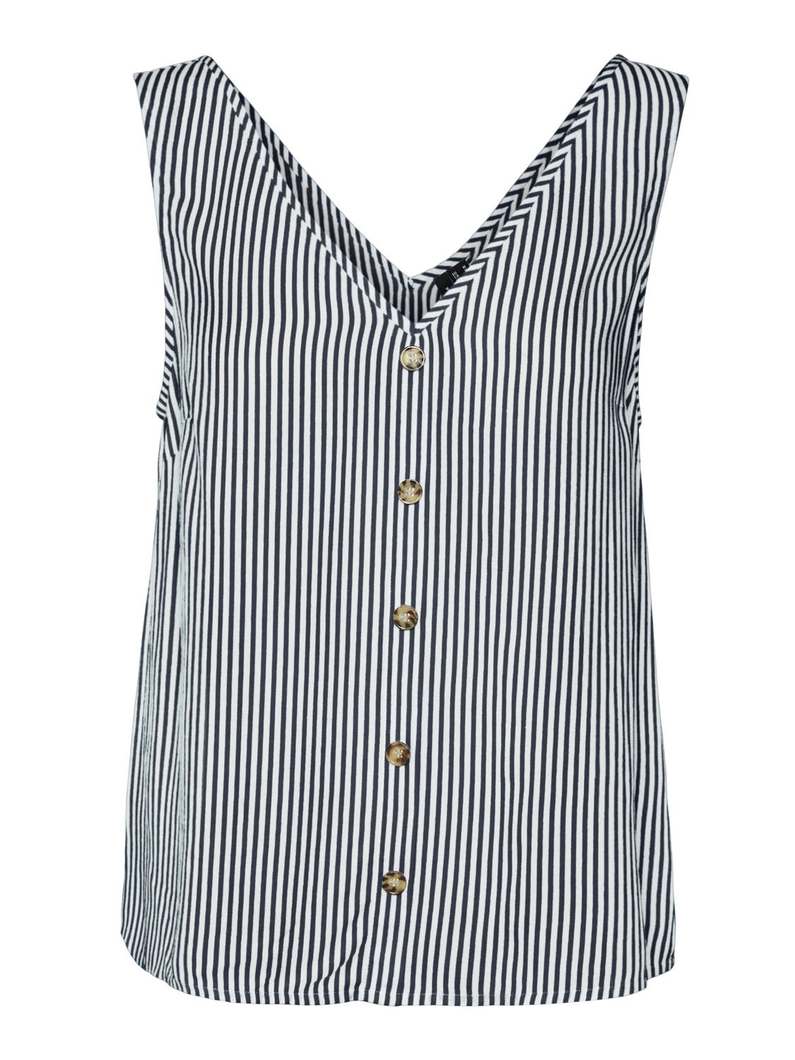 ヴェロモーダ Vero Moda square neck hanky top with tie back in