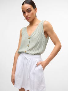 Vero Moda VMBUMPY Top -Hedge Green - 10286474