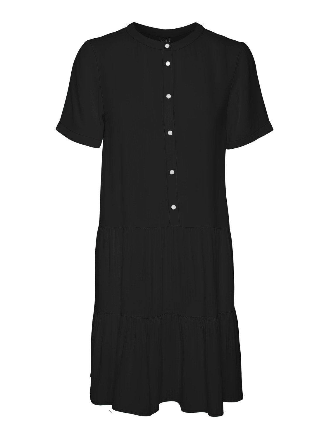 hærge bølge Spiller skak Regular Fit China Collar Short dress | Black | Vero Moda®