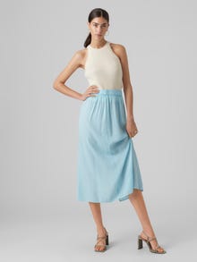 Vero Moda VMBUMPY Regular waist Long Skirt -Snow White - 10286522