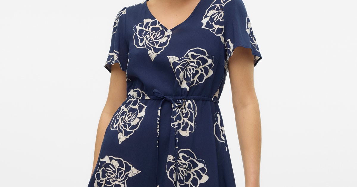 VERO MODA Vmeasy Joy SS-Vestido Corto Wvn Ga Verano para Mujer VERO MODA Vmeasy Joy SS-Vestido Corto Wvn Ga Verano para Mujer