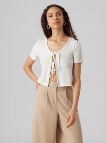 Vero Moda VMEMMA Neuletakit -Snow White - 10286784