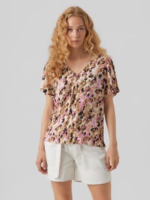 Vero Moda VMEASY T-Shirt -Tigers Eye - 10286795