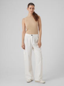 Vero Moda VMSASIE High rise Trousers -Snow White - 10286864