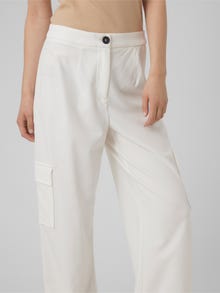 Vero Moda VMSASIE High rise Trousers -Snow White - 10286864
