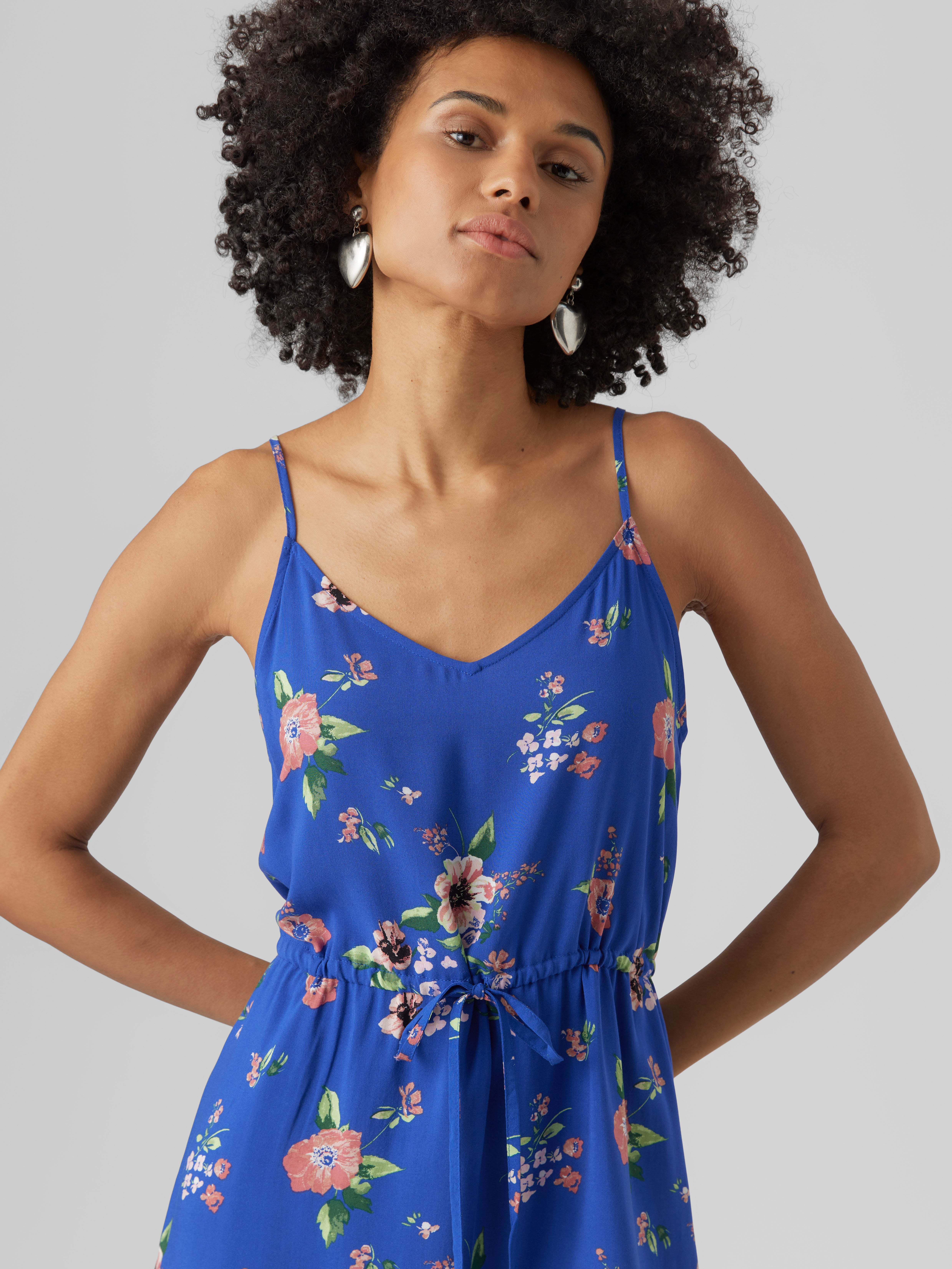 blue surfs up mini dress