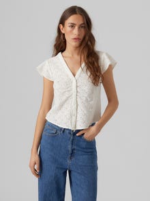 Vero Moda VMEVA Skjorte -Snow White - 10286913
