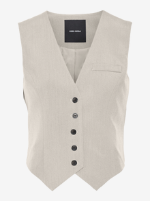 Vero Moda VMTROIAN Tailored vest -Moonbeam - 10286925