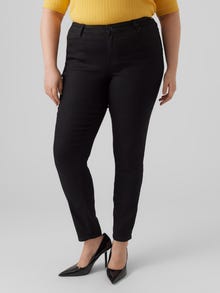 Vero Moda VMRUDY Mid waist Slim Fit Jeans -Black - 10287063