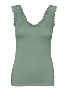 Vero Moda VMROSA Top -Hedge Green - 10287348