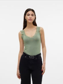 Vero Moda VMROSA Top -Hedge Green - 10287348