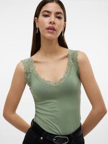 Vero Moda VMROSA Top -Hedge Green - 10287348