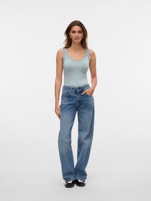 Vero Moda VMROSA Top -Gray Mist - 10287348