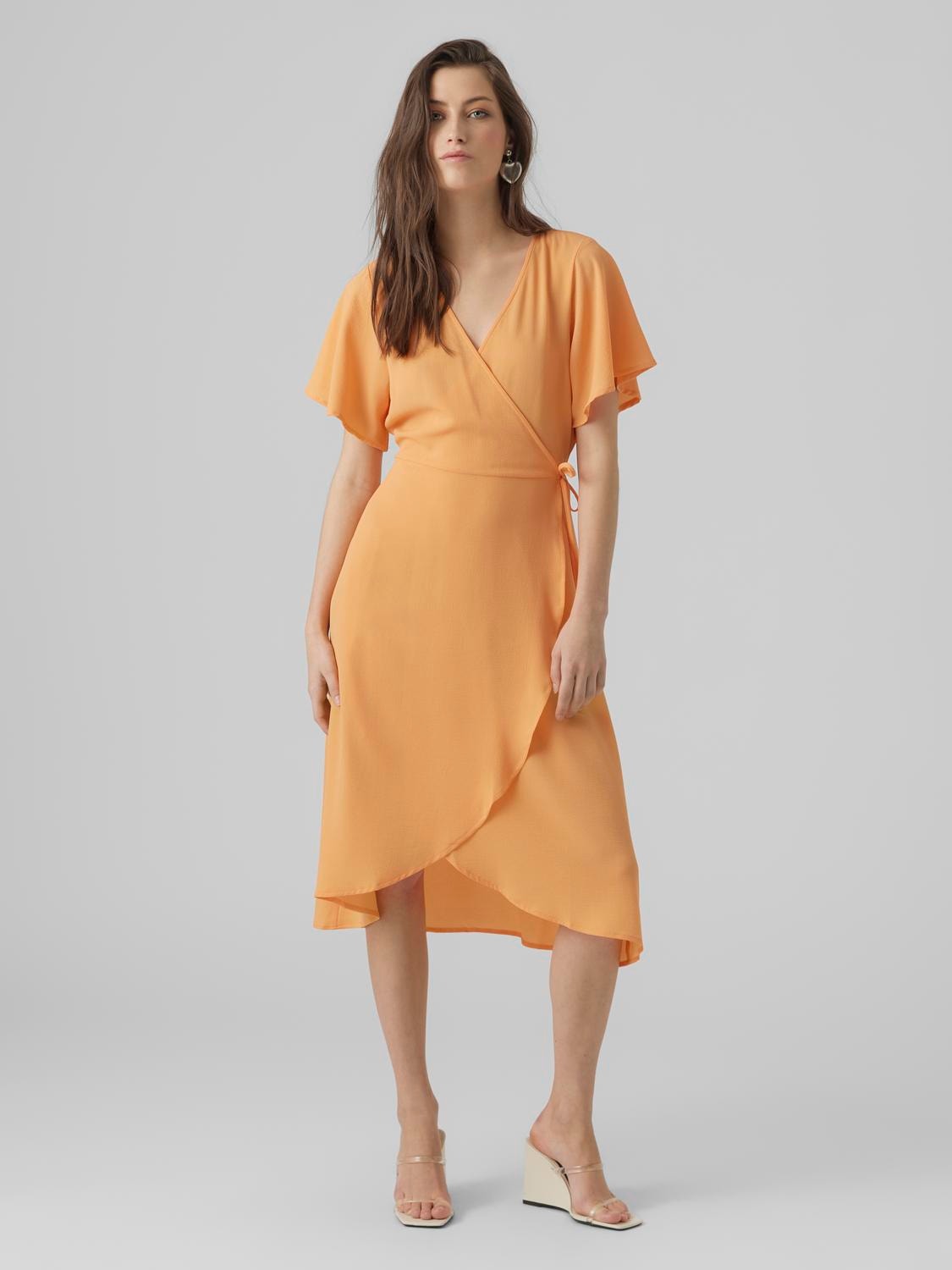 Penetratie reinigen Afleiding Lange jurk | Midden Oranje | Vero Moda®
