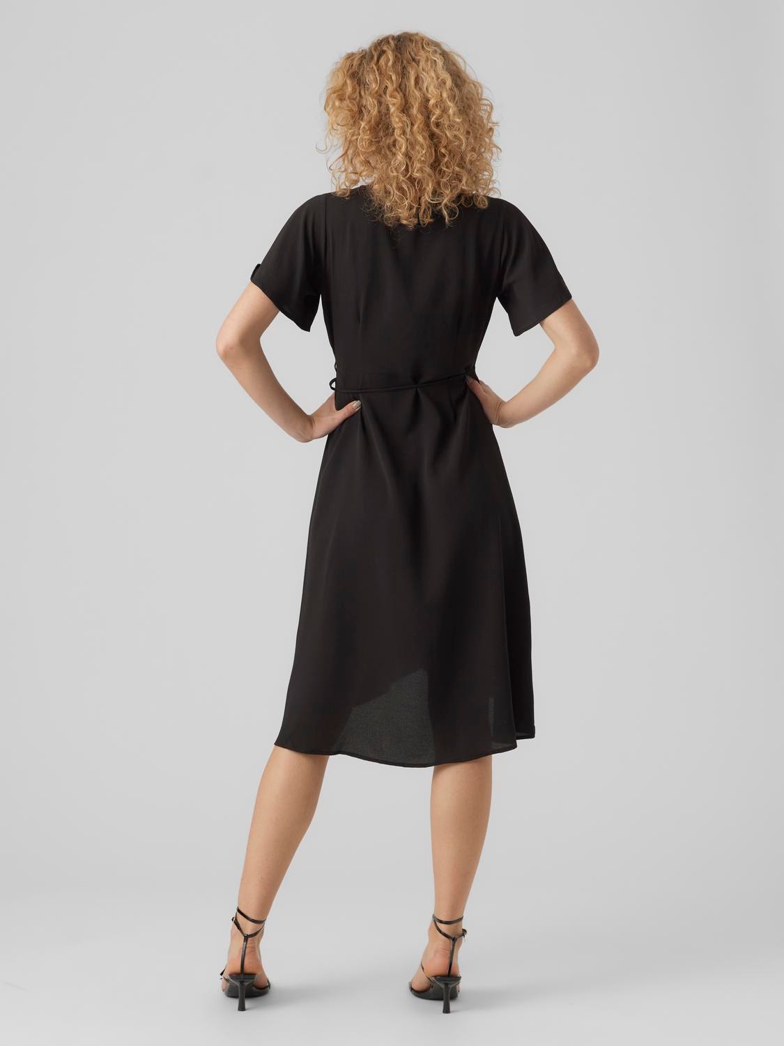 Vero Moda VMSAKI Lange jurk -Black - 10287361