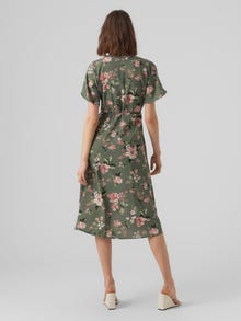 Vero Moda VMSAKI Lång klänning -Laurel Wreath - 10287361