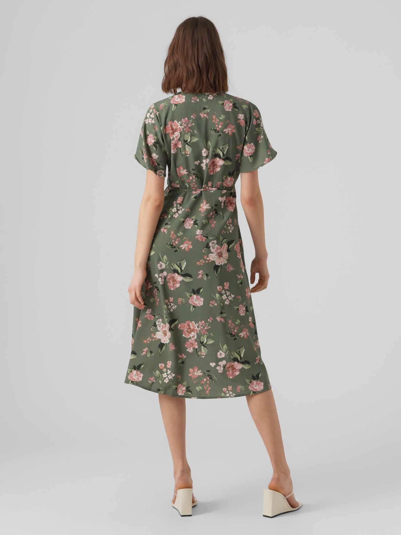 Vero Moda VMSAKI Langes Kleid -Laurel Wreath - 10287361
