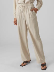 Vero Moda VMJESMILO Średnia talia Spodnie -Silver Lining - 10287363