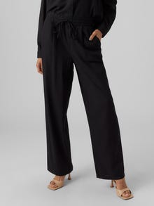 Vero Moda VMJESMILO Mid waist Broek -Black - 10287363