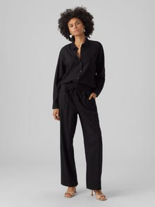 Vero Moda VMJESMILO Mid waist Broek -Black - 10287363