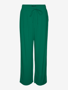 Vero Moda VMJESMILO Mid waist Trousers -Ultramarine Green - 10287363