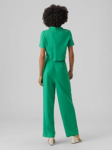 Vero Moda VMJESMILO Normaali vyötärö Housut -Bright Green - 10287363