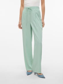 Vero Moda VMJESMILO Mittlere Taille Hose -Silt Green - 10287363