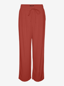 Vero Moda VMJESMILO Mittlere Taille Hose -Barn Red - 10287363