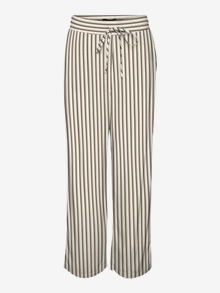 Vero Moda VMJESMILO Mellemhøj talje Bukser -Birch - 10287363