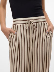 Vero Moda VMJESMILO Mellemhøj talje Bukser -Birch - 10287363