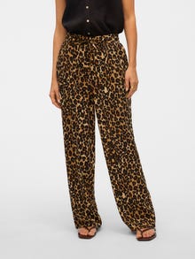 Vero Moda VMJESMILO Mid waist Trousers -Tigers Eye - 10287363