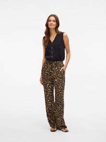 Vero Moda VMJESMILO Normaali vyötärö Housut -Tigers Eye - 10287363